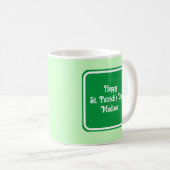 Niedlich Light Green Happy St Patricks Day Coffee Kaffeetasse (VorderseiteRechts)
