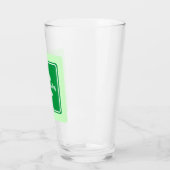 Niedlich Light Green Happy St Patricks Day Glass Glas (Links)