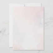 Niedlich Light Pink Baby Bunny Oaster Brunch Einladung (Rückseite)