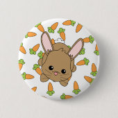 Niedlich Lil' Bunny Button (Vorderseite)