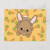 Niedlich Lil' Bunny Postkarte (Vorderseite)