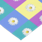 Niedlich Lila-Gelbblau Boho Daisy Tischdecke (Schrägansicht)