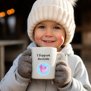 Niedlich Lila I unterstützen Axolotls Light Color Kaffeetasse