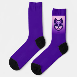 Niedlich Lila Kitty Too Socken