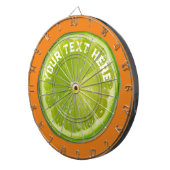 Niedlich Lime Green Lemon Frucht Dartscheibe (Vorderseite rechts)