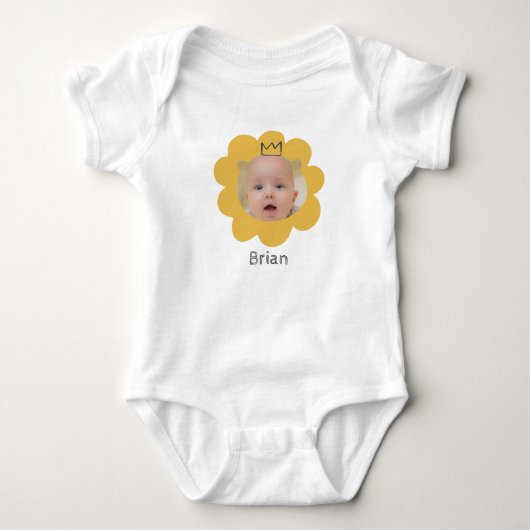 Niedlich Lion Baby Baby Strampler (Vorderseite)