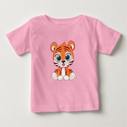 Niedlich Lion Baby T - Shirt (Vorderseite)