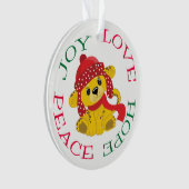 Niedlich Lion Cub Kids Ornament (Vorderseite)