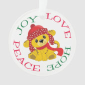 Niedlich Lion Cub Kids Ornament (Vorderseite)