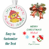 Niedlich Lion Cub Kids Ornament