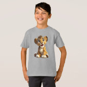 Niedlich Lion Cub T-Shirt (Vorne ganz)