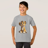 Niedlich Lion Cub T-Shirt (Vorne ganz)