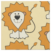Niedlich Lion Illustration Kindergewebe Stoff (Nahaufnahme)