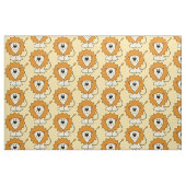 Niedlich Lion Illustration Kindergewebe Stoff (Fat Quarter (45,7 x 55,9 cm))
