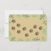 Niedlich Lion King Baby Dusche Danke Karte (Rückseite)