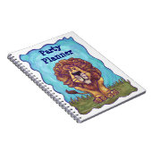 Niedlich Lion Party Planer Notizblock (Rechte Seite)