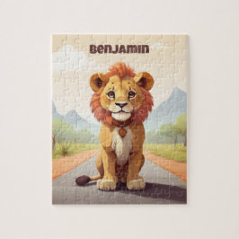 Niedlich Lion Personalisiert Kid's Puzzle