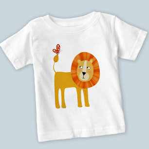 Niedlich Lion Safari Baby T-shirt