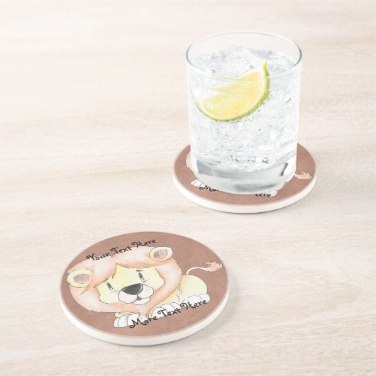 Niedlich Lion Untersetzer (Seite)