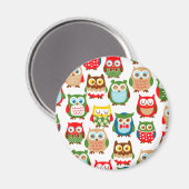 Niedlich Litte Owls Magnet (Vorderseite/Rückseite)