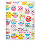 Niedlich Litte Owls Personalisiert Notizblock (Vorderseite)