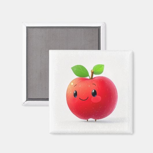 Niedlich Little Apple Magnet (Vorderseite/Rückseite)