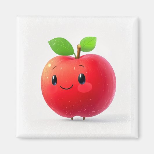 Niedlich Little Apple Magnet (Vorne)