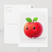 Niedlich Little Apple Postkarte (Vorne/Hinten)