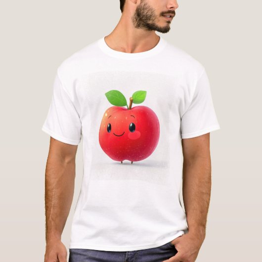 Niedlich Little Apple T-Shirt (Vorderseite)