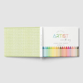Niedlich Little Artist Crayon Fun Rainbow Baby Dus Gästebuch (Voll)