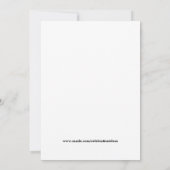 Niedlich Little Artist Einladung (Rückseite)