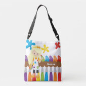 Niedlich Little Artist Tragetaschen Mit Langen Trägern (Rückseite)