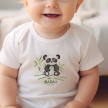 Niedlich Little Baby Panda Personalisiert