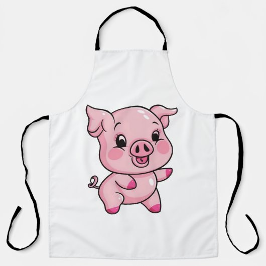 Niedlich Little Baby Pig Schürze (Vorderseite)