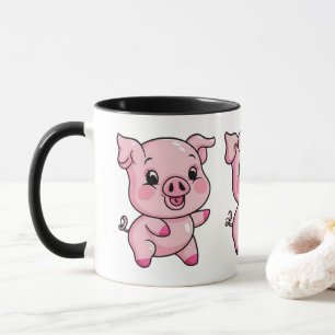 Niedlich Little Baby Pig Tasse