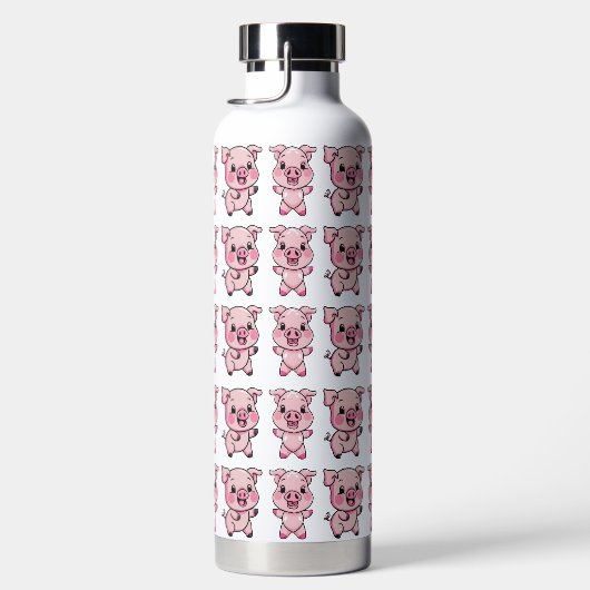 Niedlich Little Baby Pig Trinkflasche (Rechts)