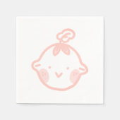 Niedlich Little Baby Serviette (Vorderseite)