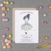 Niedlich Little Ballerina Princess Geburtstagspart Einladung