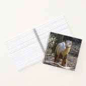 Niedlich Little Beige Dinosaur Square Notebook Notizblock (Innenseite)