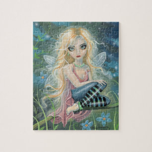 Niedlich Little Blonde Fairy Puzzle