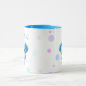 Niedlich Little Blue Boy Elephant Tasse (Zentrum)