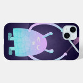 Niedlich Little Blue Monster Case-Mate iPhone Hülle (Rückseite (Horizontal))