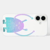 Niedlich Little Blue Monster Case-Mate iPhone Hülle (Rückseite (Horizontal))