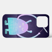 Niedlich Little Blue Monster Case-Mate iPhone Hülle (Rückseite (Horizontal))