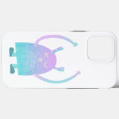 Niedlich Little Blue Monster Case-Mate iPhone Hülle (Rückseite (Horizontal))