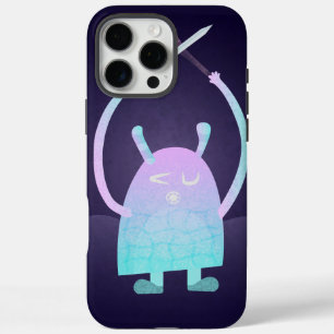 Niedlich Little Blue Monster iPhone 16 Pro Max Hülle