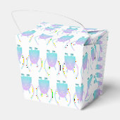 Niedlich Little Blue Monster Geschenkschachtel (Rückseite)