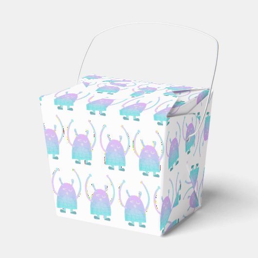 Niedlich Little Blue Monster Geschenkschachtel (Vorderseite)