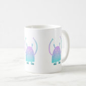 Niedlich Little Blue Monster Kaffeetasse (VorderseiteRechts)