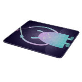 Niedlich Little Blue Monster Schneidebrett (Ecke)
